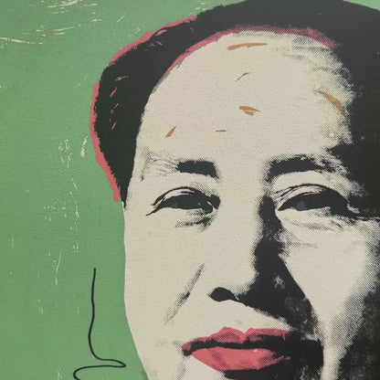 Andy Warhol – ‘Mao (Vintage Green Edition)’ – Gelimiteerde en genummerde editie