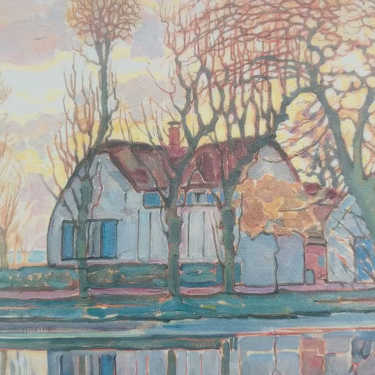 Piet Mondriaan – ‘Boerderij naast Duivendrecht’ – Gelimiteerde en genummerde editie