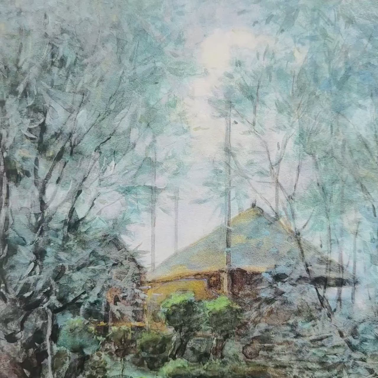 Piet Mondriaan – ‘Haystack – huisje in het bos’ – Gelimiteerde en genummerde editie