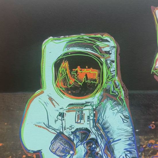Andy Warhol – ‘Moonwalk (Goud & Zwart)’ – Gelimiteerde en genummerde editie