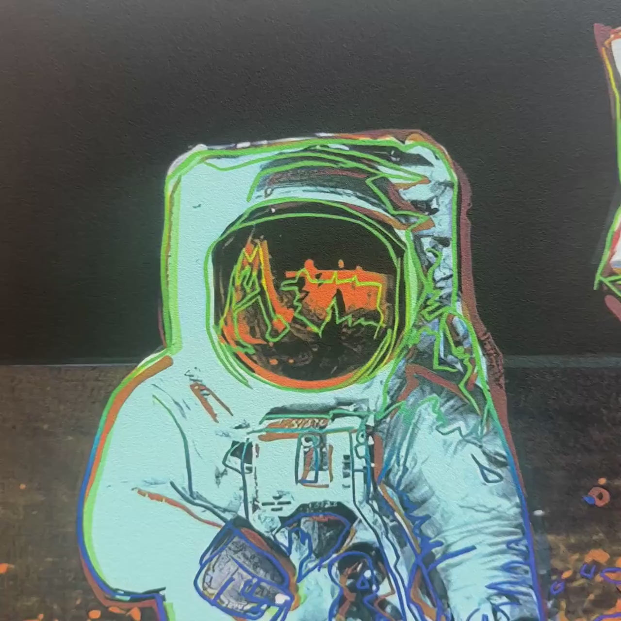Andy Warhol – ‘Moonwalk (Goud & Zwart)’ – Gelimiteerde en genummerde editie
